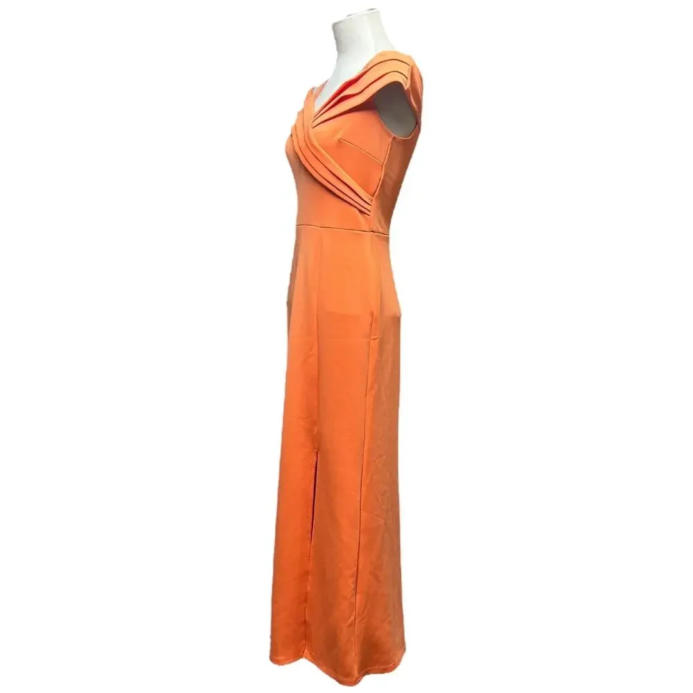 Alexa B Nites Sweetheart Neckline Gown Melon 6